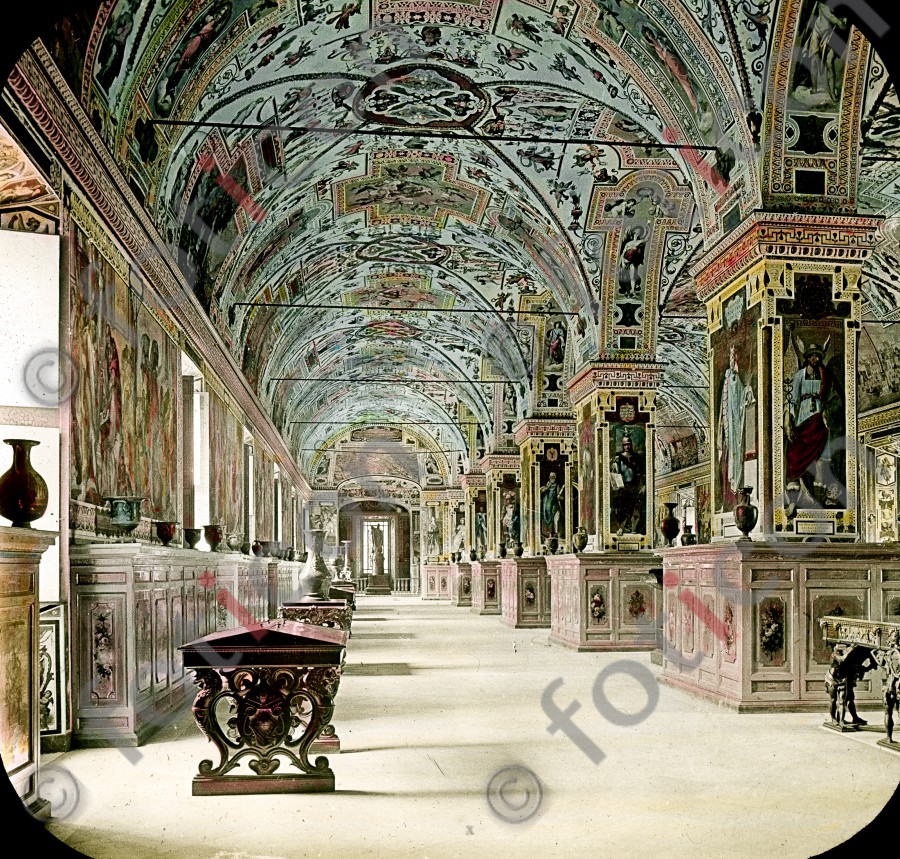 Vatikanische Bibliothek | Vatican Library - Foto foticon-simon-037-019.jpg | foticon.de - Bilddatenbank für Motive aus Geschichte und Kultur